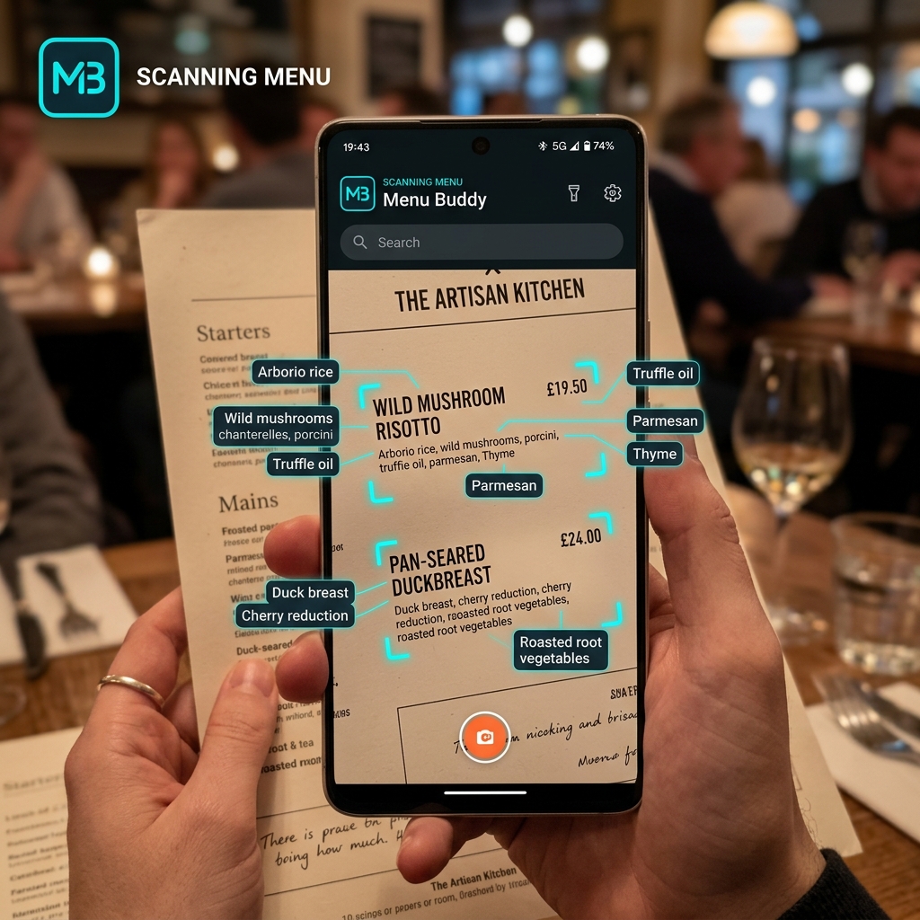 Menu Buddy Scan Menu